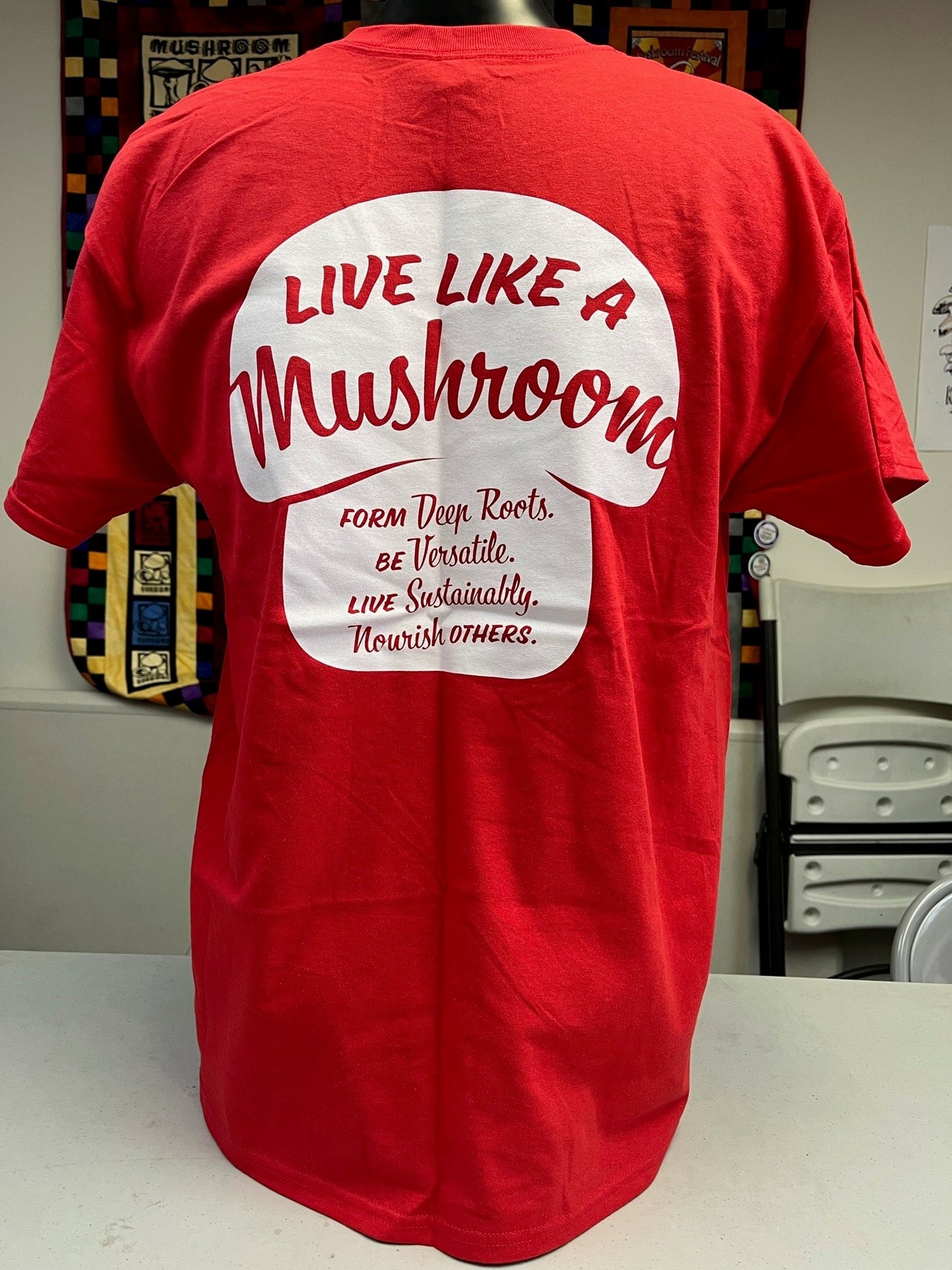 Official 38th Annual Mushroom Festival T-Shirt Adult